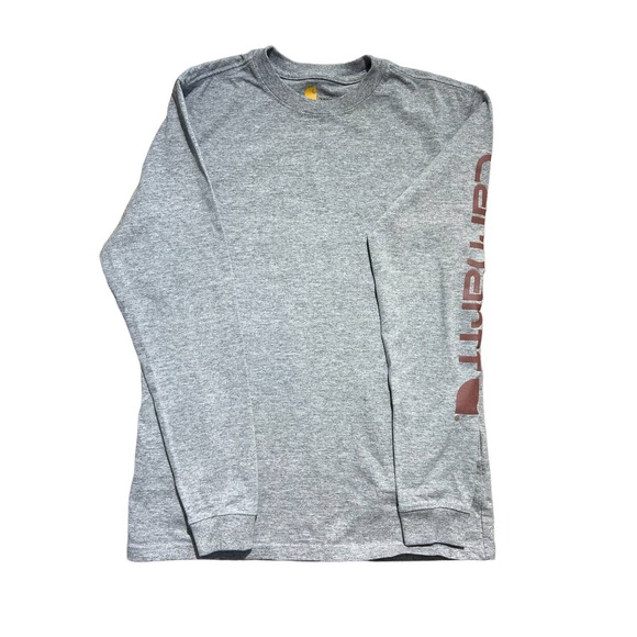 Carhartt Workwear Logo Sleeve Long-Sleeve T-Shirt - Ladies XS Preowned * ws205 - Picture 7 of 11